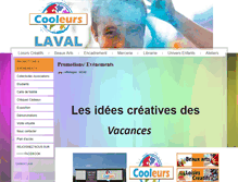 Tablet Screenshot of cooleurs-laval.fr
